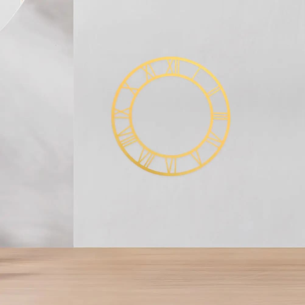 Roman Numbers Wall Clock Stickers, Home Decoration, Wall Numbers Replacement