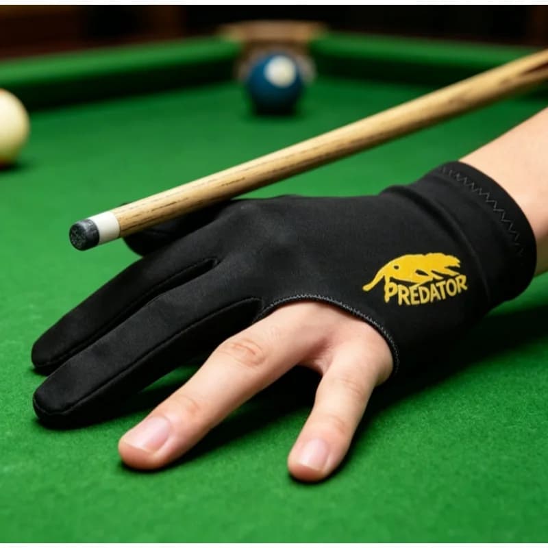 1 PCS High Quality Snooker Billiard Cue Glove Pool Left Hand Open Three Finger Accessory Fitness Accessories for Men and Women