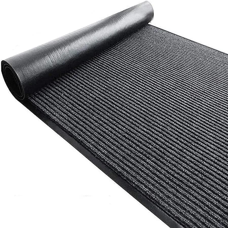 Commercial 3x10 Zerbino Carpet with Anti-slip Brushes for Entrance, with PVC Retro, for Home, Office, Hotel, Corridor