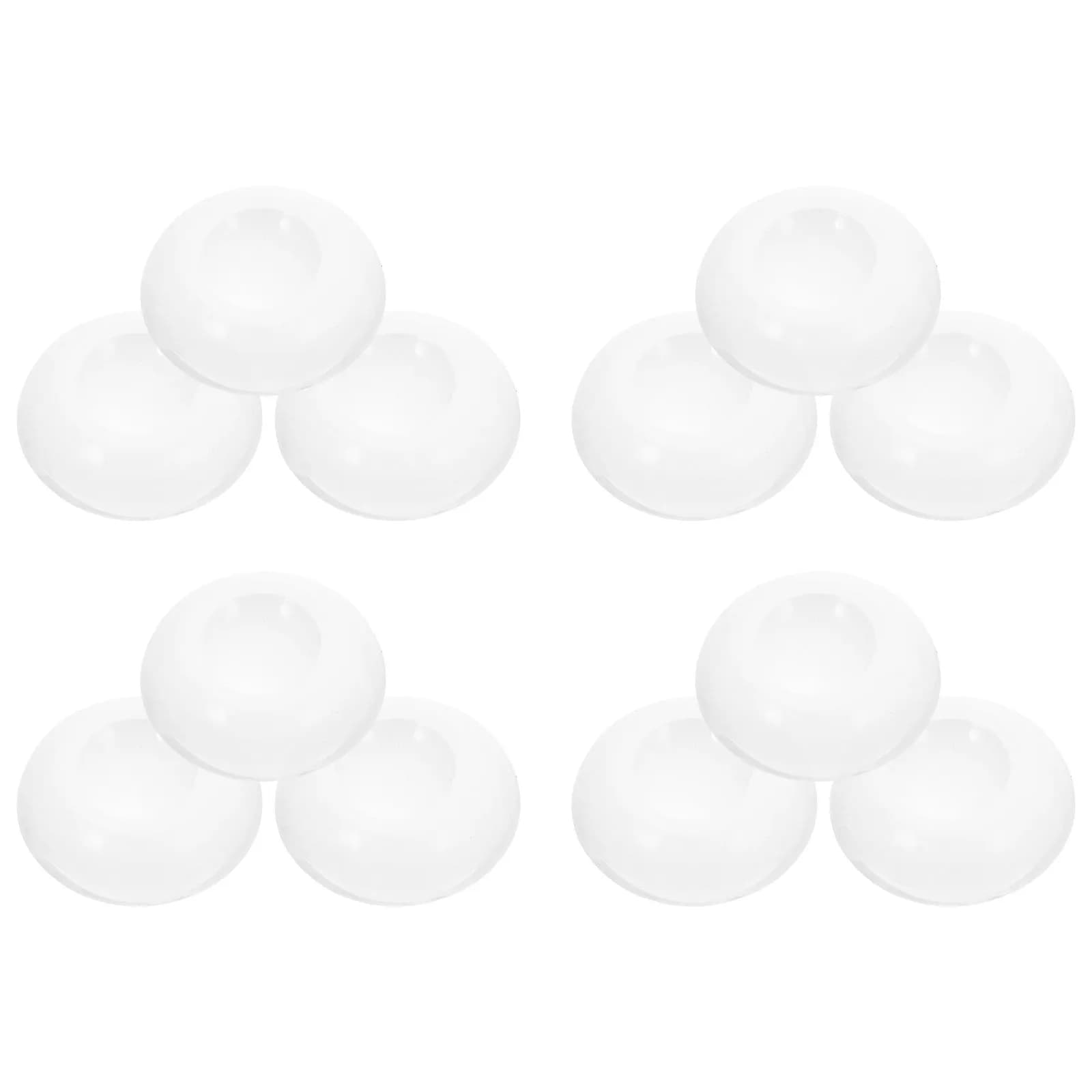 Set di 12 Protezioni per Porte e Pareti in Silicone, Ammortizzatori per Maniglie, Riduzione del Rumore, Paracolpi per Casa, Camera da Letto e Bagno