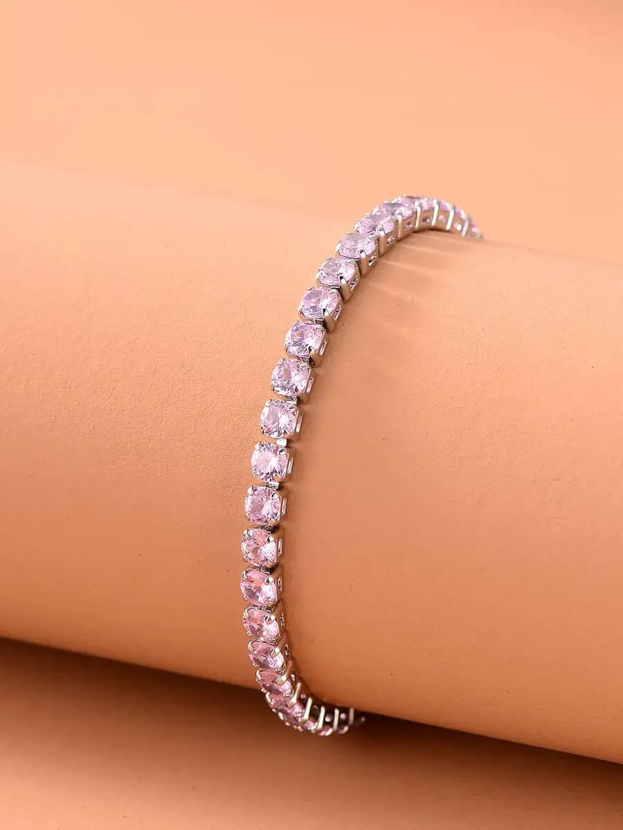 1pc Fashionable Vintage Stone Accent Adjustable Bracelet