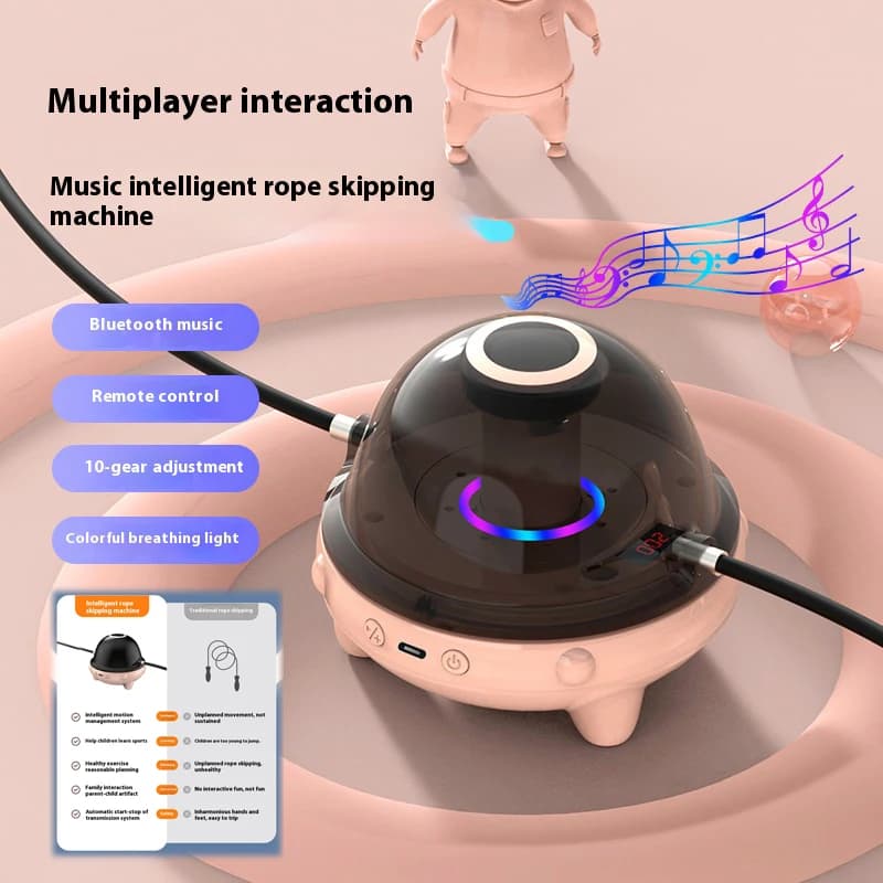 Smart Electric Jumping Machine Multi-Personal Fitness Electronic Cord Regulator Smart Wire Counting Machine For Jumping Rope