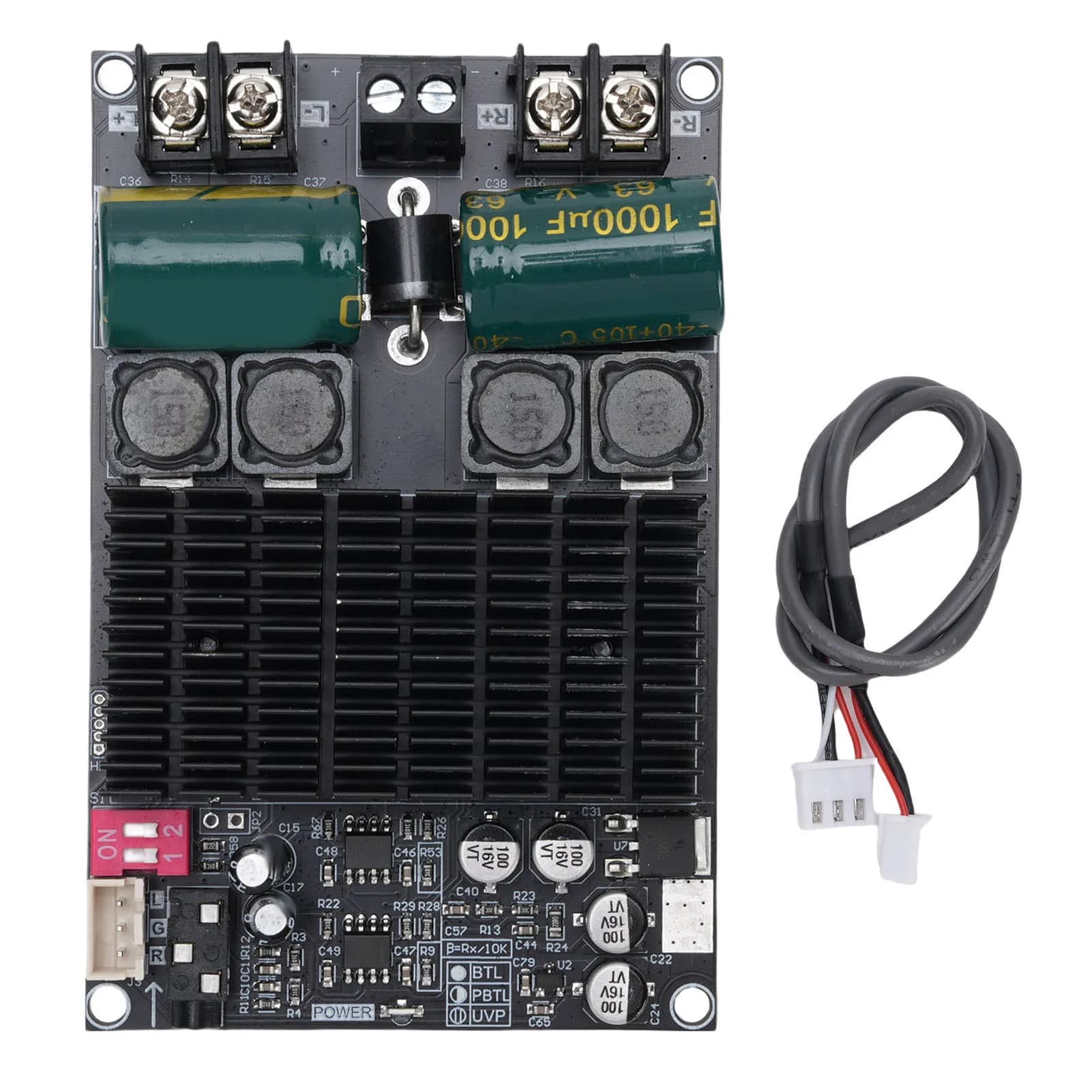 Modulo amplificatore di potenza Scheda amplificatore post stadio puro 2x100W o 200W Supporto modulo amplificatore di potenza subwoofer per chip TPA3221