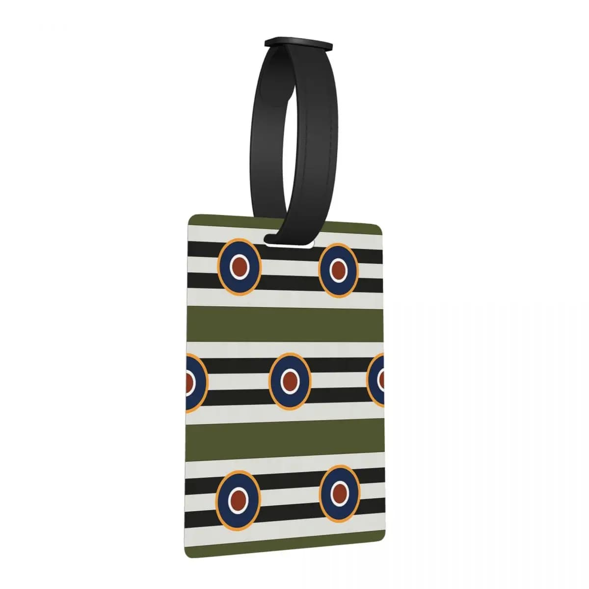 Etichette per Bagagli con Strisce D-Day e Stemma RAF, Accessori per Valigie, Etichetta per Bagaglio da Viaggio, Porta Etichetta con Nome e Indirizzo