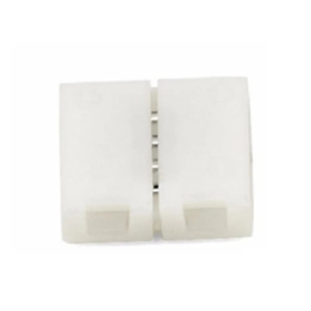 Connection clip for light stripes 5050 to 4 pin, 10 pieces, for single-color LED strips, with ABS housing, easy to hook, white color
