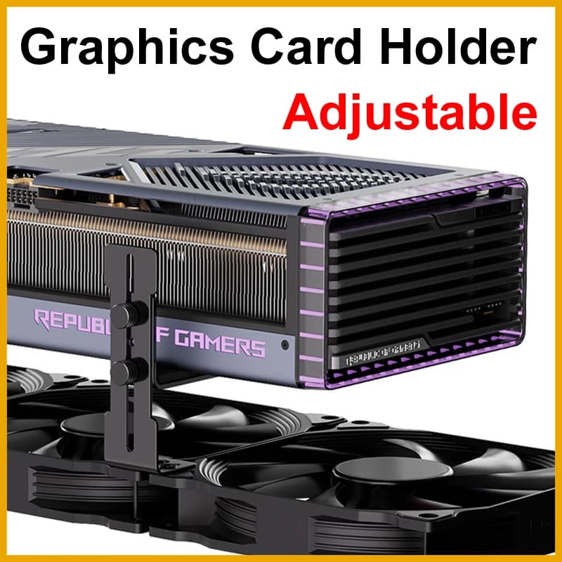 NEW 2026 Graphics Card Holder Adjustable Jack GPU Video Card Bracket Prevent Sagging for ITX/ATX Desktop PC Case Accessory