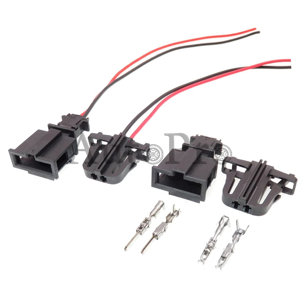 1 Set presa elettrica per altoparlante Tweeter automatico a 2 fori con cavi per VW Audi 3 b0972712 1 j0971972 connettore non sigillato per Auto