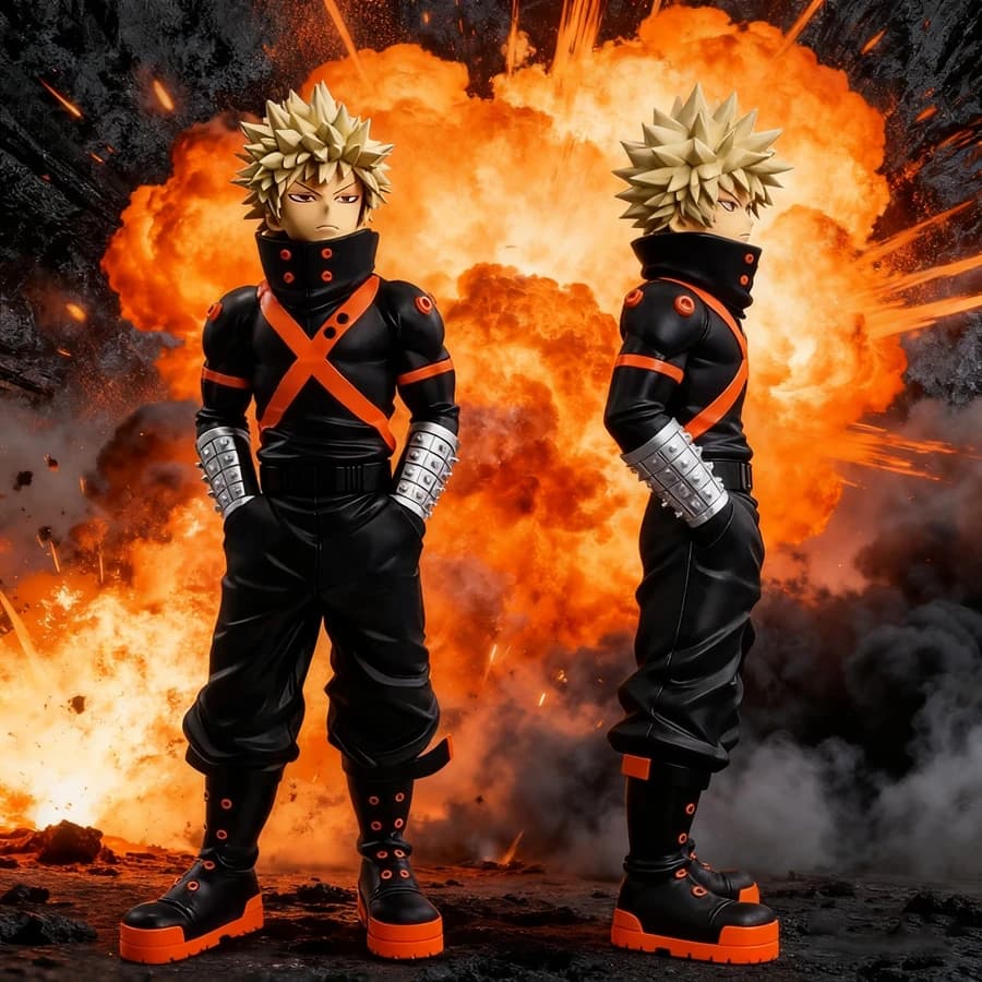 21 centimetri Boku no Hero Academia Anime Figura Bakugo Katsuki Action Figure Midoriya Izuku/Todoroki Shoto Figurine PVC Collezione Giocattoli