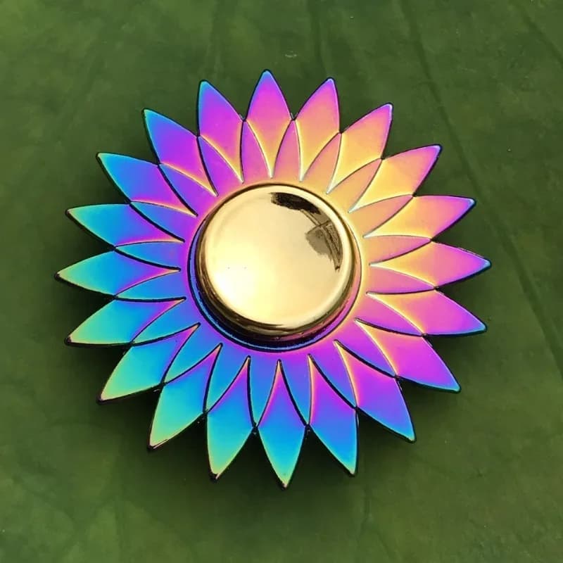 Rainbow Metal Finger Spinner cuscinetto Spinner Toy giocattoli per adulti per bambini Fidget Spinner Hand Spinner giocattoli antistress