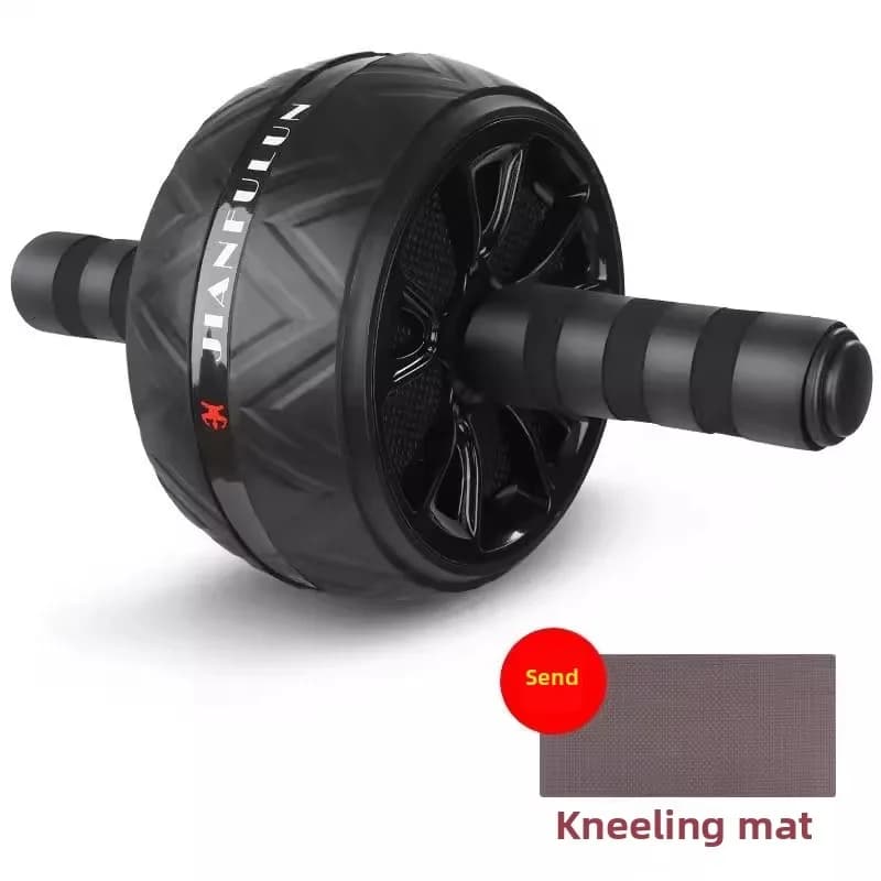 YTYIN Classic Steel YongSha Eco-friendly Ab Wheel with Exercise Mat 1000g Wholesale Home Fitness Training Equipment