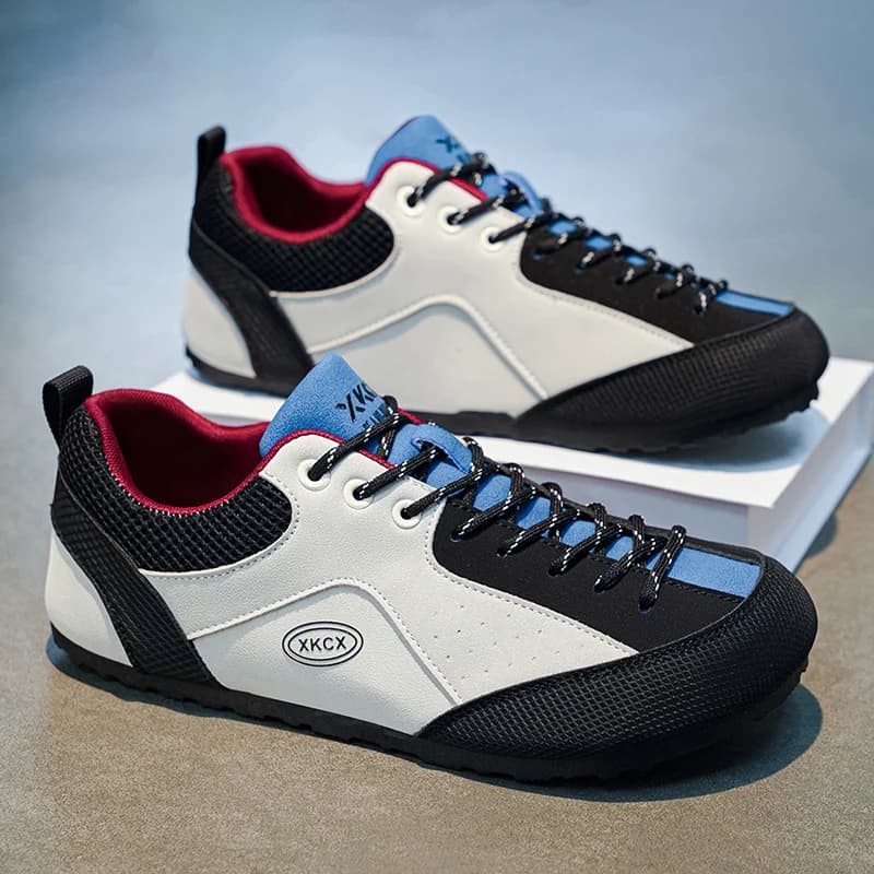 Scarpe da passeggio leggere da uomo per esterni, antiscivolo, resistenti all'usura, con tomaia traspirante, comode, casual, multifunzionali per tutti i giorni