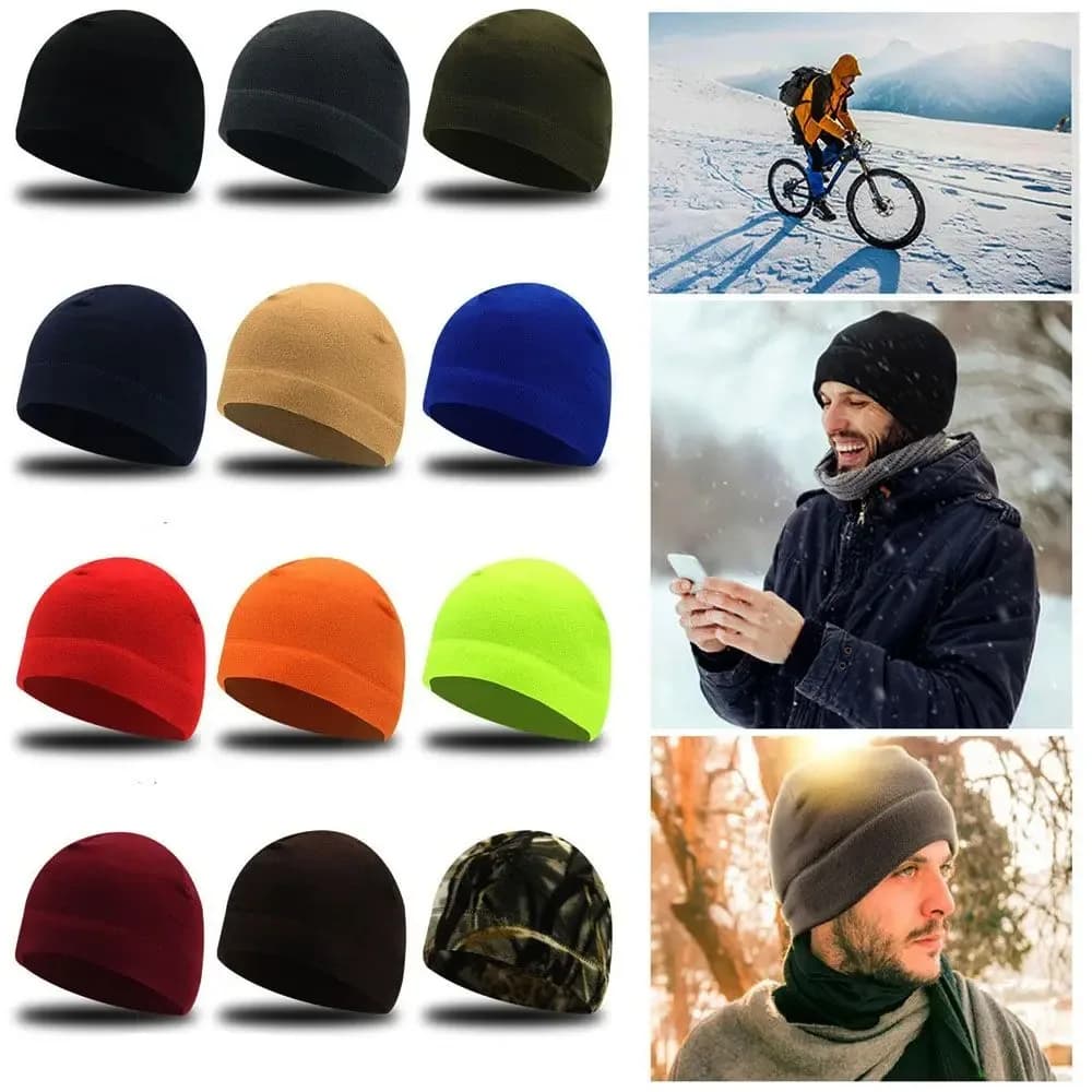 Berretti in pile invernali per uomo Berretti tattici militari Caccia Escursionismo Cappello in pile Berretti da donna Sci Pesca Berretti da ciclismo Berretto caldo