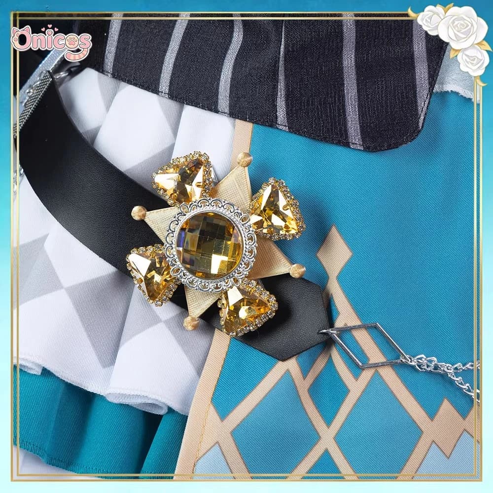 BanG Dream! Chisato Shirasagi, elegant Lolita retro style dress, Onicos model.