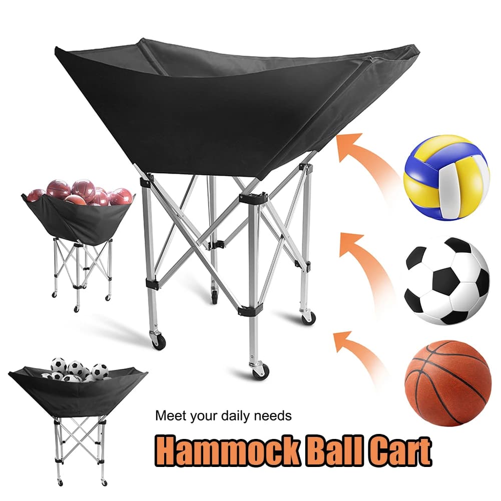 Carrello Pieghevole per Palloni da Hammock con Borsa per il Trasporto, Carrello Pieghevole su Ruote per Facile Conservazione e Trasporto, Contiene Fino a 28 Palloni