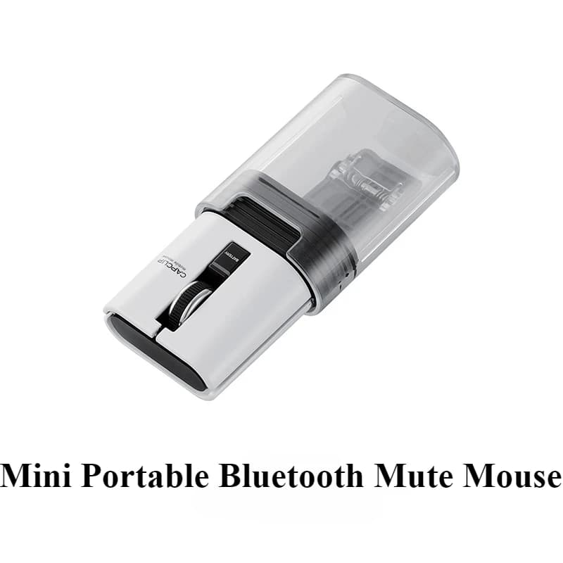 MiFuny Mini mouse portatile Bluetooth Muto ricaricabile Leggero Mouse wireless da ufficio a lunga resistenza per PC Accessori per laptop