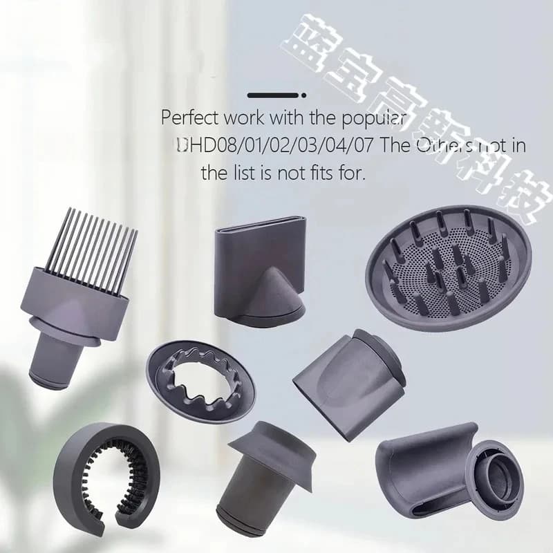 Accessori per asciugacapelli Dyson: ugello anti-fly warp HD03/HD08, ugello diffusore, ugello modellante