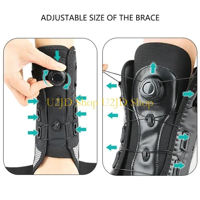 U2JD Customizable Ankle Stabilizers With Rotational Mechanism Highly Elastic Support Breathable Design Sports Injury Prevention