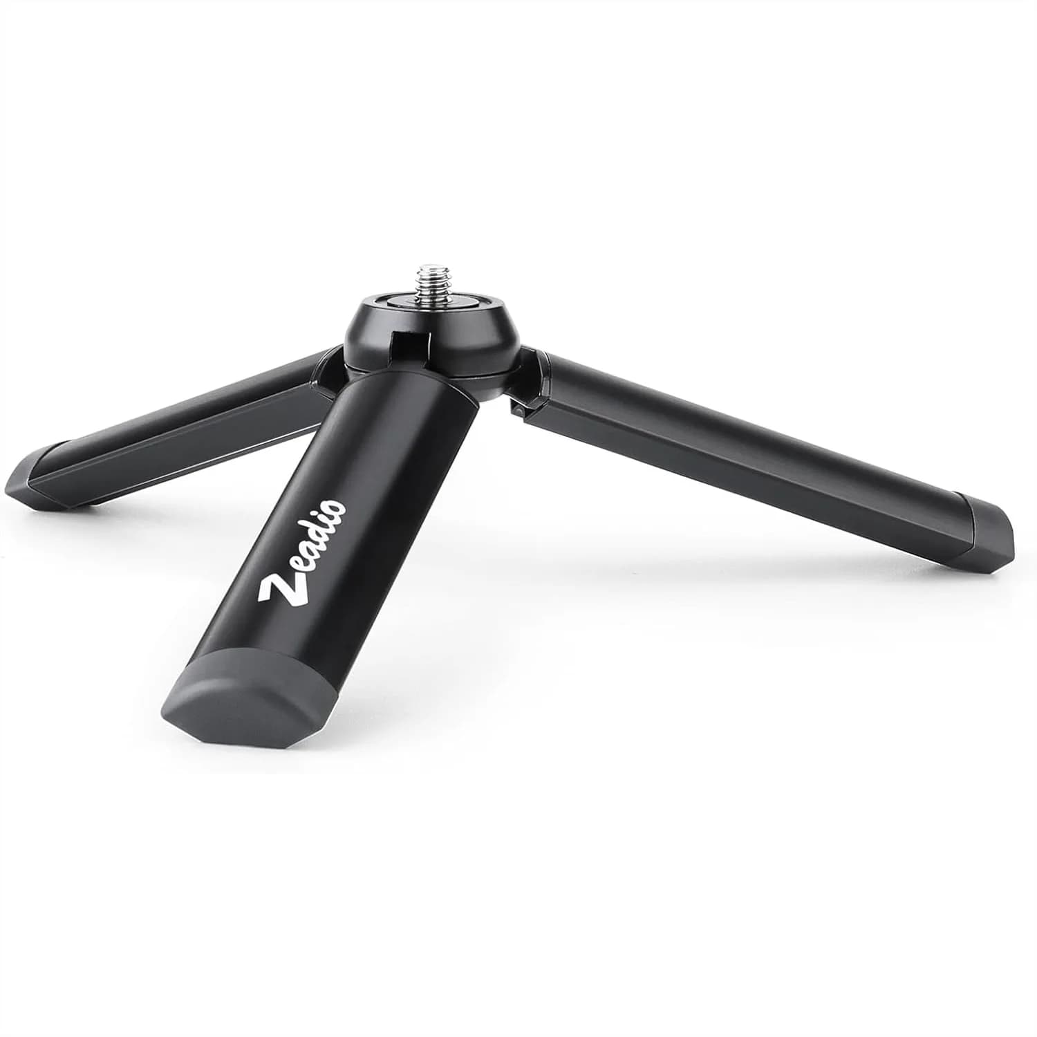 Mini treppiede in metallo da tavolo per stabilizzatore gimbal e tutte le fotocamere con piedini antiscivolo