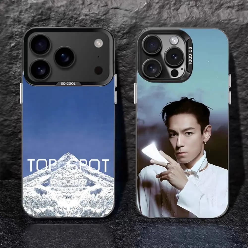 Cover Opaca Nera con Caramelle per iPhone 17, 16, 15, 14, 13, 12, 11, Pro, MAX, Plus con Choi S-Seung HyunS, Cantante Pop