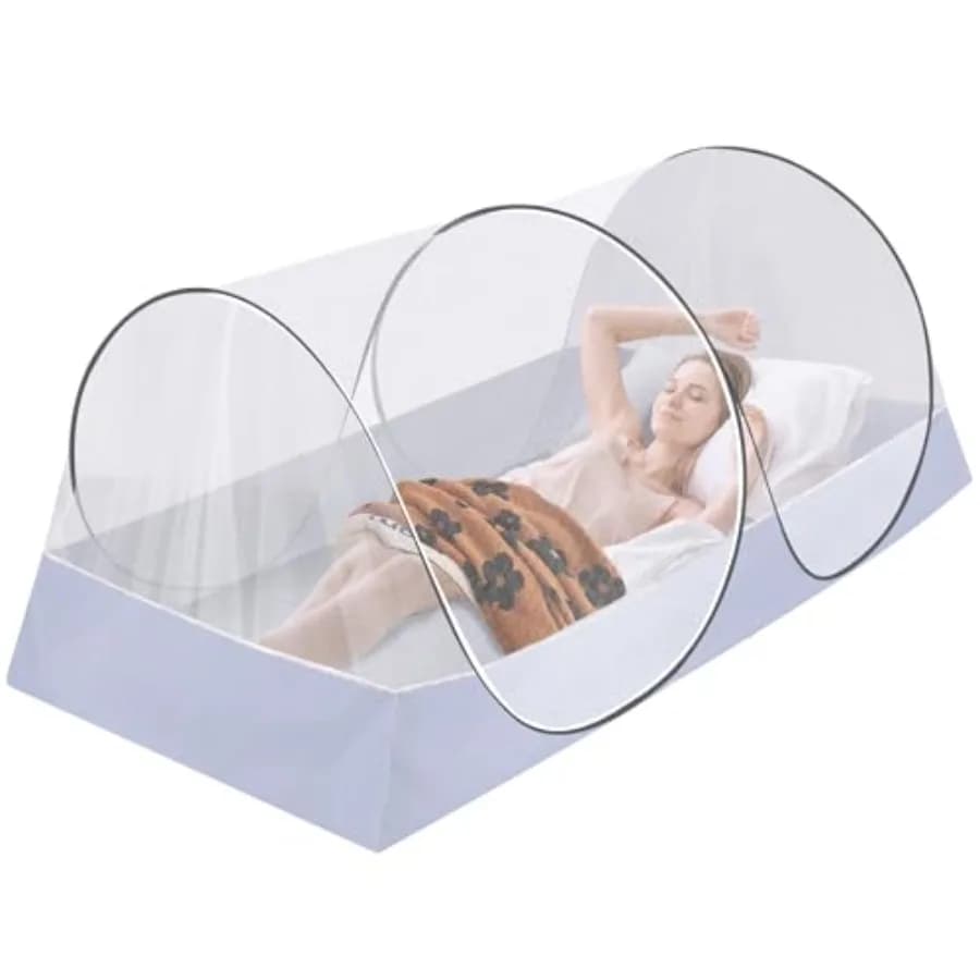 Extra Large Pop Up Mosquito Tent, Portable Foldable Mosquito Net for Bed Camping Travel Patio 78 * 4 * 3inch