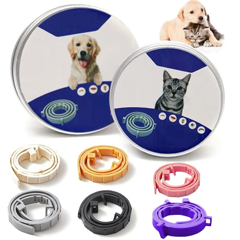 38/62CM collare per cani anti pulci tick pet cat collare per cani collare per pulci collare per cuccioli collare per cani regolabile per gatti forniture per animali domestici