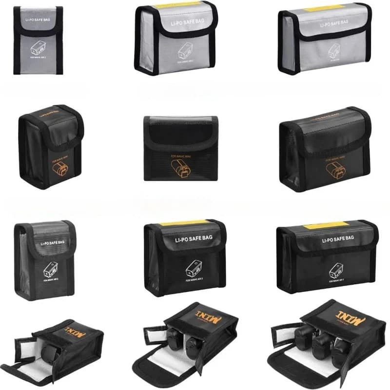 Borsa di sicurezza portatile ignifuga antideflagrante per batteria Lipo resistente al fuoco per la ricarica della custodia