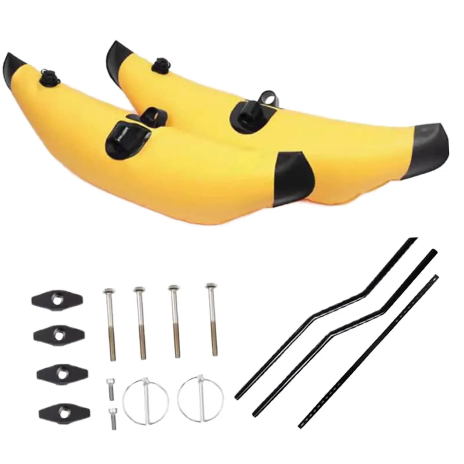 2 pezzi stabilizzatore per kayak galleggiante accessori per kayak bilanciatore portatile galleggiante per equilibrio kayak per barca da pesca canoa pagaia kayak