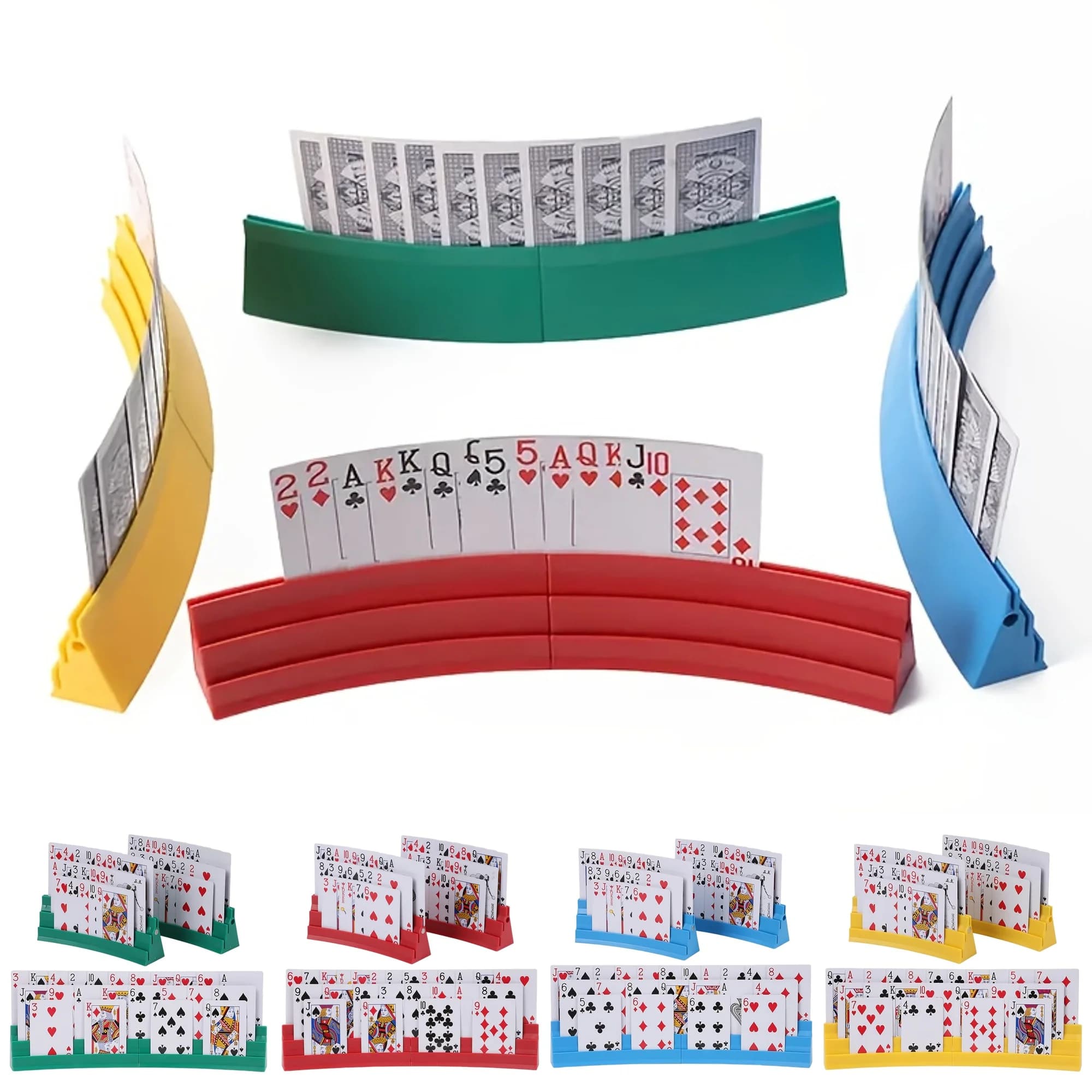 Card Holder Without The Need for a Card, Expandable And Upgradeable Three-Layer Plastic Card Holder, Carnival Games