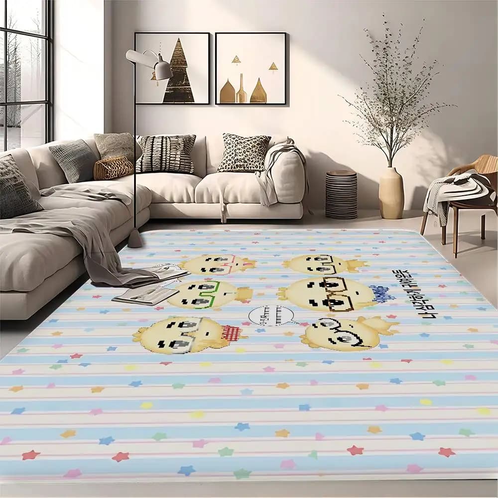 Cute A-Angyengmandu Door Mat Kids Room Bedroom Decoration Balcony Anti-Slip Doormat Living Room Doormat Area Rug