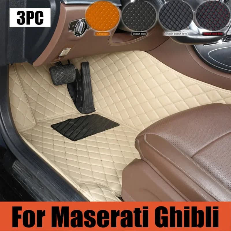 Tappetini auto originali per Maserati Ghibli 2014-2023 2015 2016 2017 2018 2019 2020 2021 Tappetini auto personalizzati tappeto per automobile