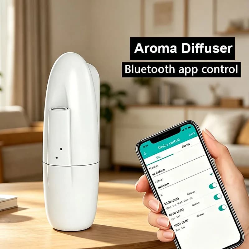NAMSTE Nuovo Diffusore di Aromi 100ML, Diffusore di Oli Essenziali per Casa, Deodorante per Ambienti, Controllo Bluetooth tramite App, Diffusori di Oli da Parete