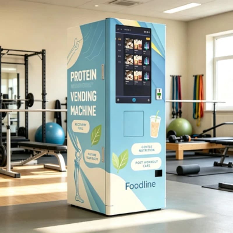FOODLINE Commercial Protein Powder Vending Machine Automatic Protein Shake Maker For Fitness Center