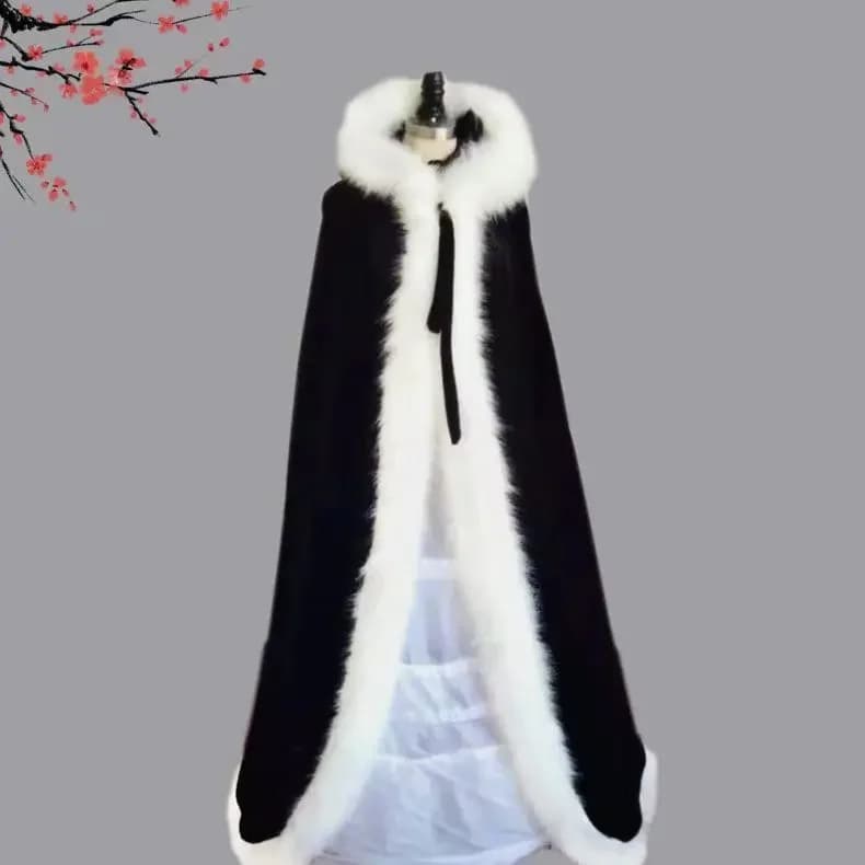 Nuova Collezione Invernale 2026: Mantella in Pelliccia Sintetica con Cappuccio per Sposa, Giacca/Stola per Matrimoni e Feste, Accessori Nuziali