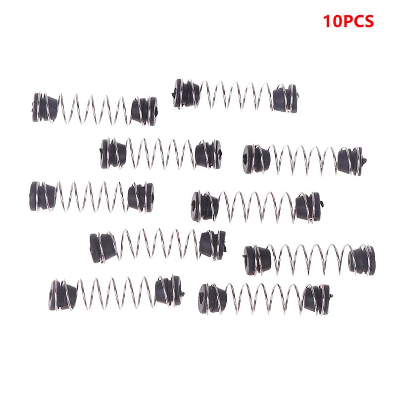 10Pcs Pruning Shear Spring Replacement with Rubber Base, Garden Pruner Repair Accessories