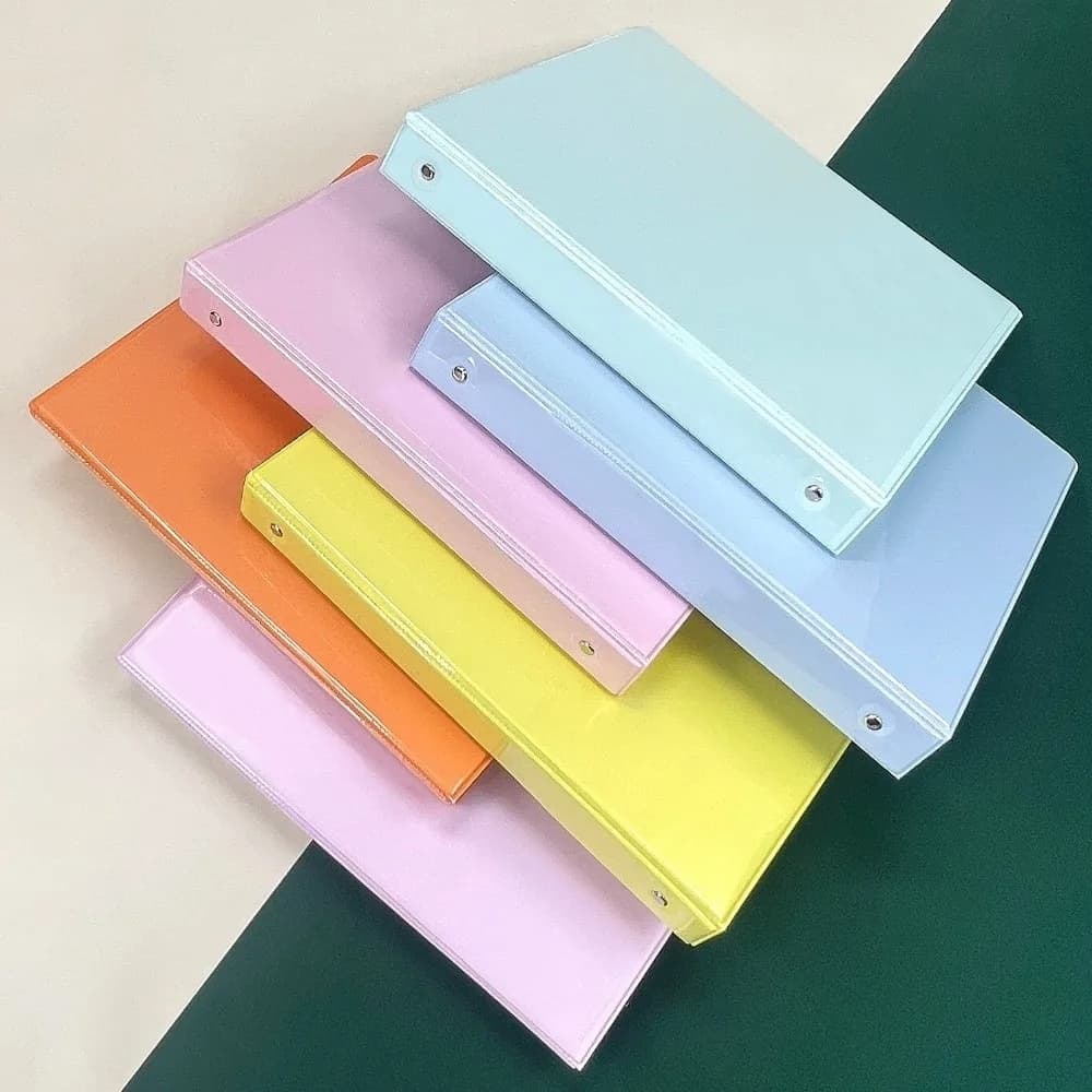 Durable A4 Loose Leaf Folder Expandable Pockets No Inner Page File Organizer Kit Storage Folder Document Filing