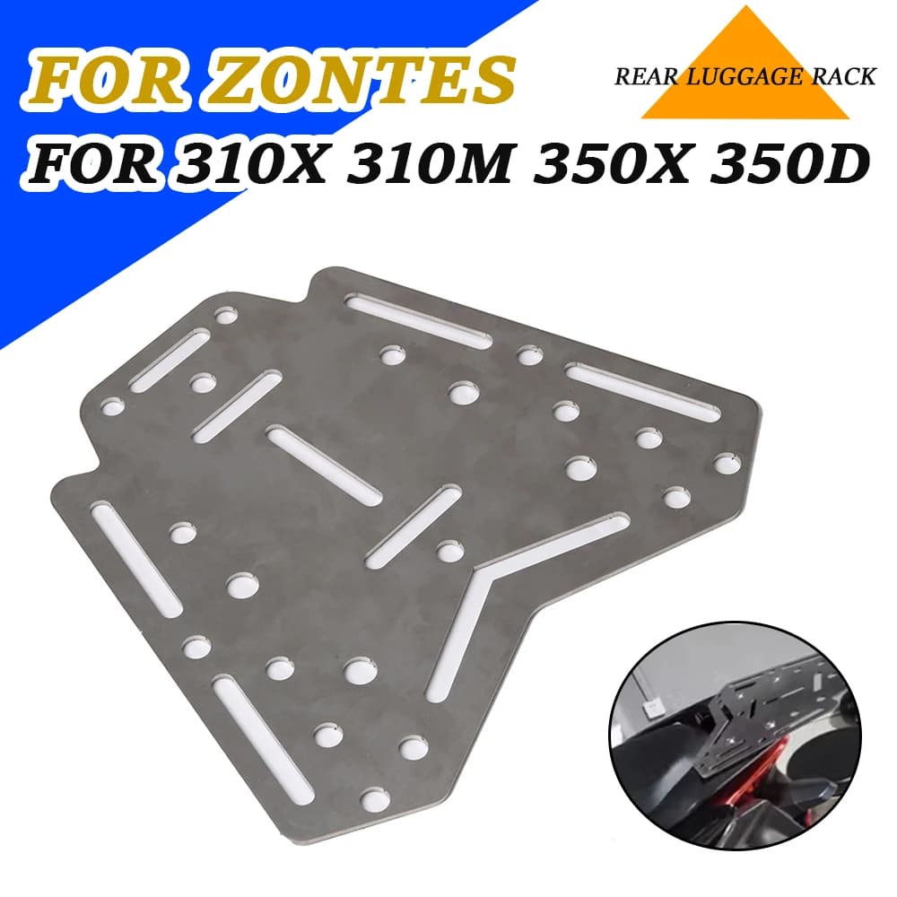 Accessori moto portapacchi posteriore portapacchi piastra mensola staffa Box supporto per Zontes D350 X350 M310 X310 350D ZT 350 D