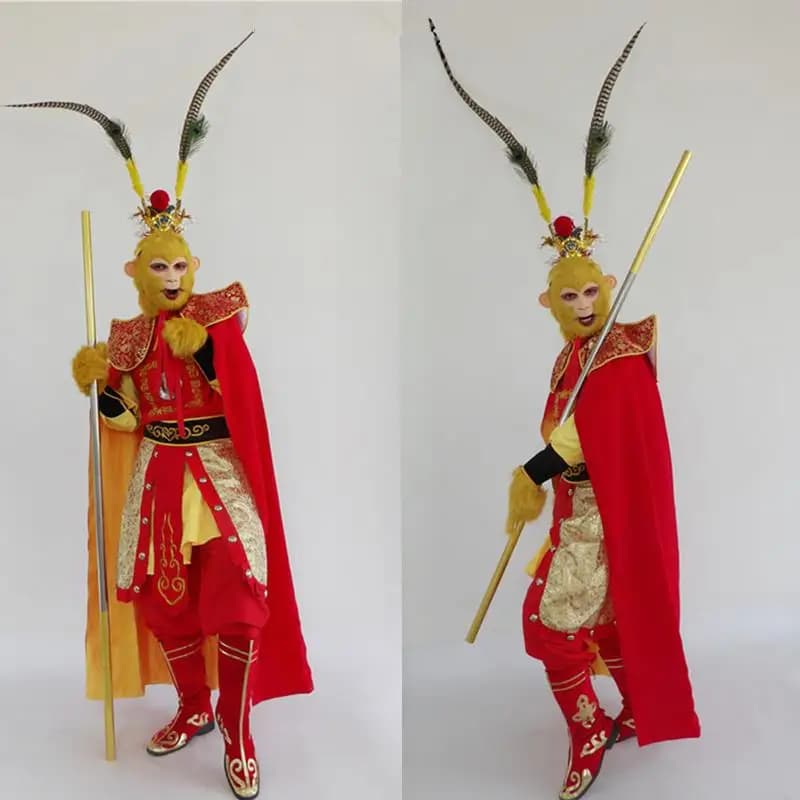 per le prestazioni di abiti da combattimento per adulti in costume Wukong