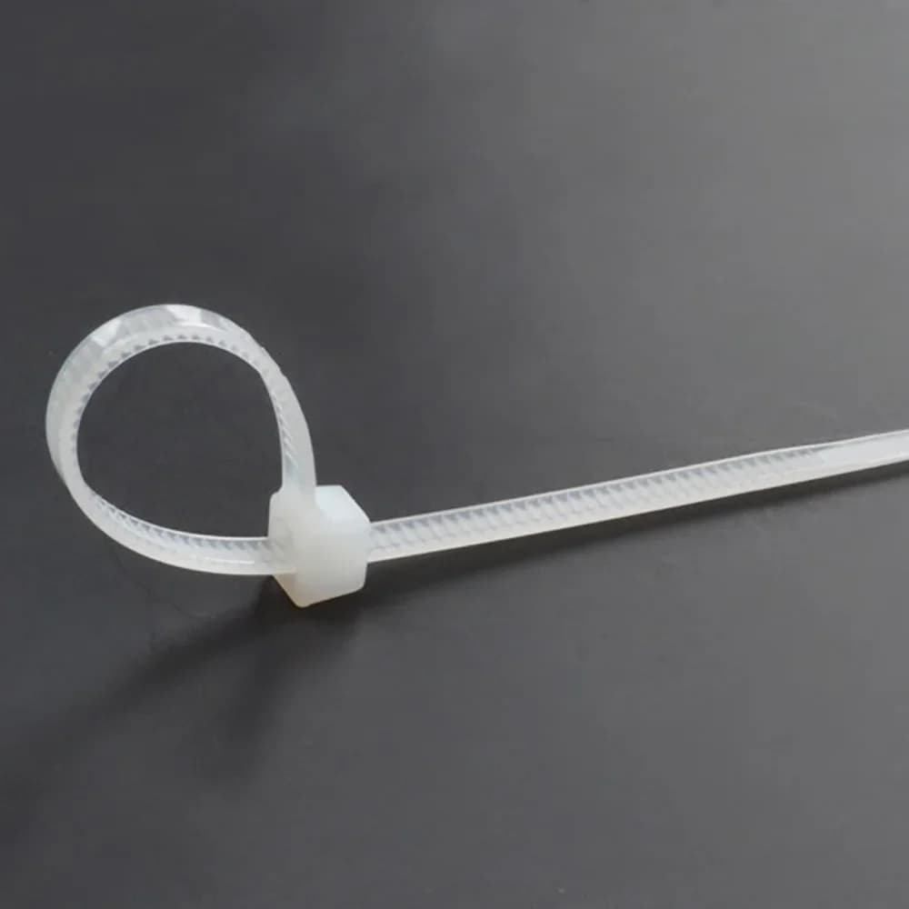 Fascette Autobloccanti in Nylon, Standard Nazionale, Resistenti, Larghezza 2.5mm-4.7mm, Chiusura in Plastica, Fascette Avvolgenti per Cavi