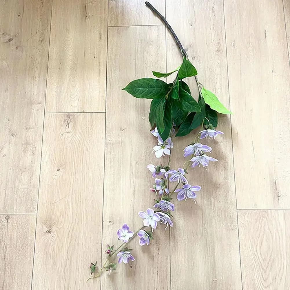 Piante Verdi Artificiali Realistiche, Bouquet di Fiori Finti, Foglie con Texture Altamente Simulata, Vene Realistiche, Finitura Opaca per Decorazioni Domestiche