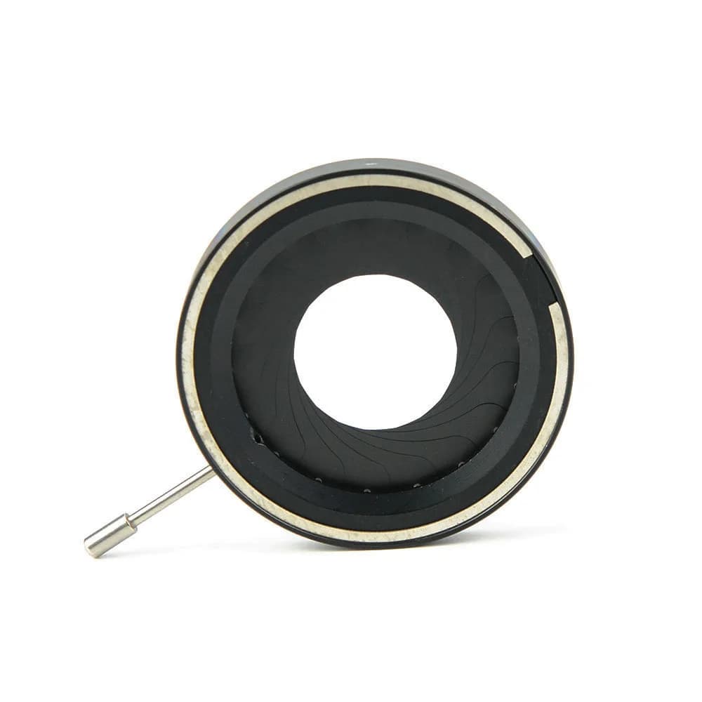 Adattatore per fotocamera a condensatore per microscopio con diaframma con apertura dell'iride ottica da 2,5-42 mm