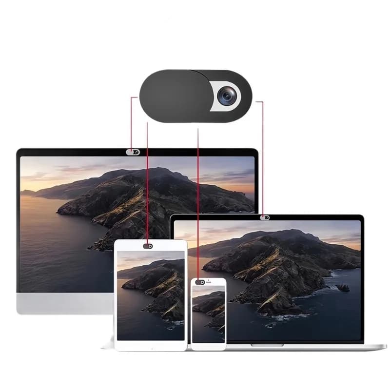 Webcam Cover-Protective Ultra-Thin Privacy Shield For Laptops, Tablets And Smartphones-3-Pack-Digital Space Protection-BCBW