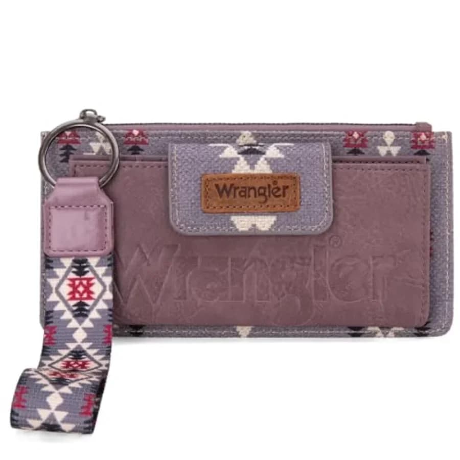 Portafogli da Polso Wrangler per Donne, Pochette in Stile Western, Portafoglio RFID da Donna