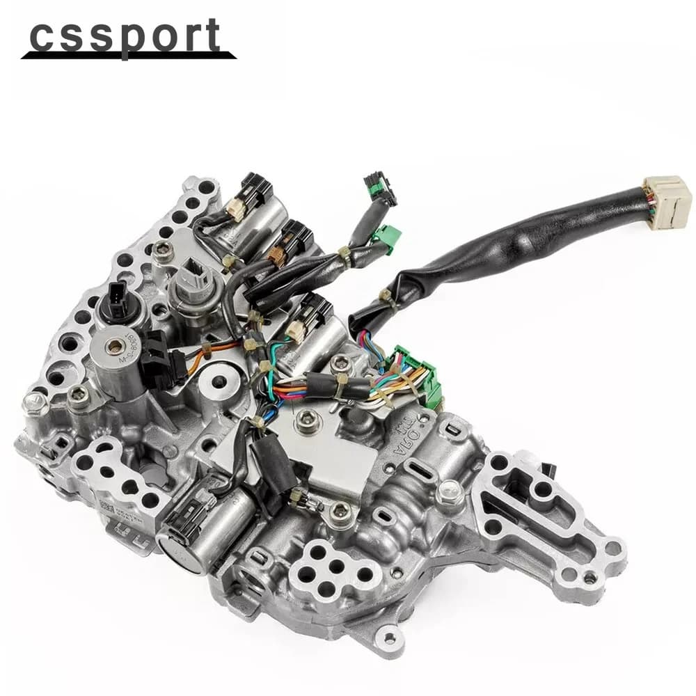 Corpo valvola di controllo trasmissione CVT con solenoide per motore Altima L33 QR25DE 2013-2017, colore argento, TSV-1025
