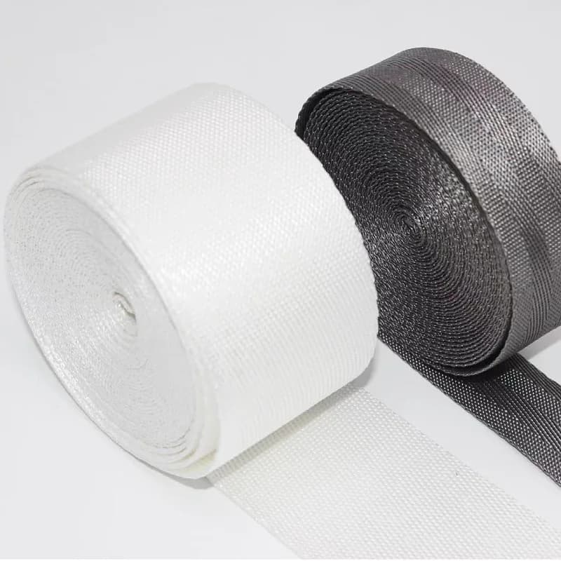 20 m/rotolo Nastro in polietilene ultraleggero molecolare UHMWPE fascia antitaglio tessitura di sicurezza resistente all'usura 25mm * 1.2mm