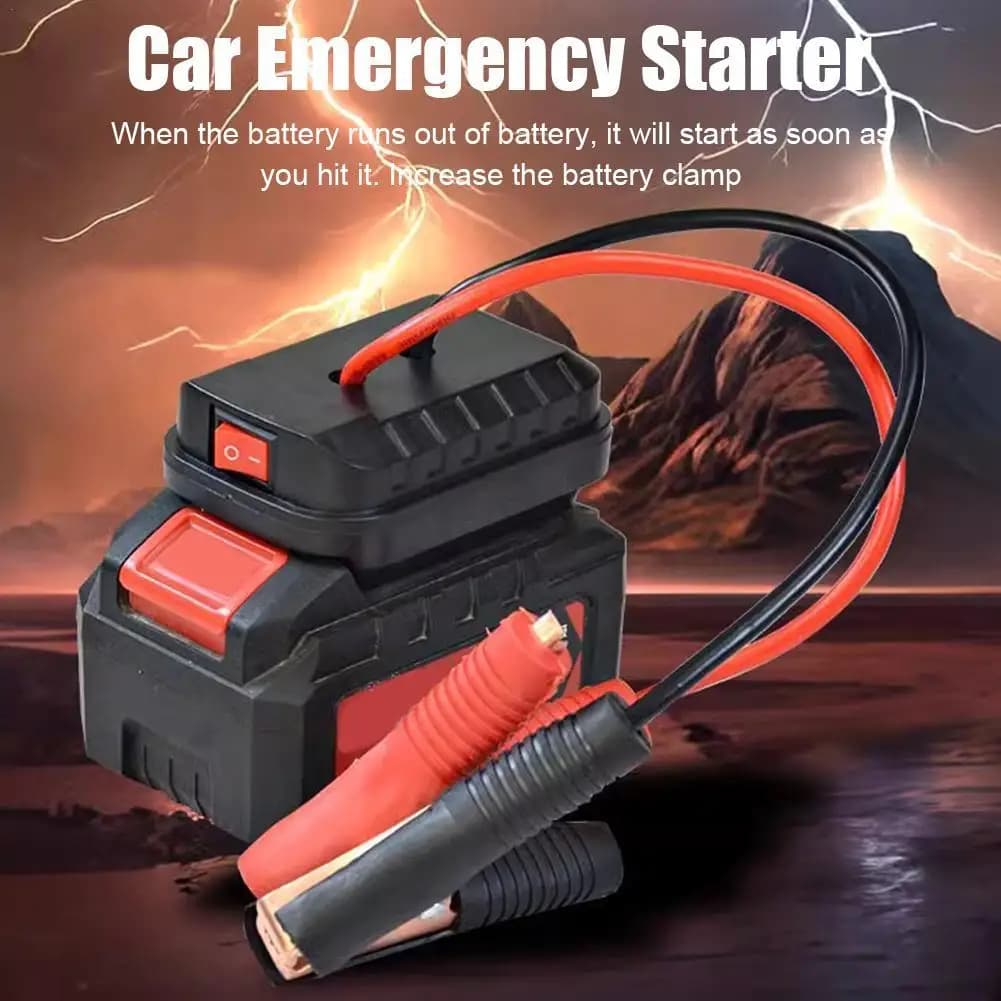 Accenditore Jump Starter per Makita Batteria al litio Booster Cavo Adattatore Kit di alimentazione di emergenza Convertitore Avviatore di emergenza per auto