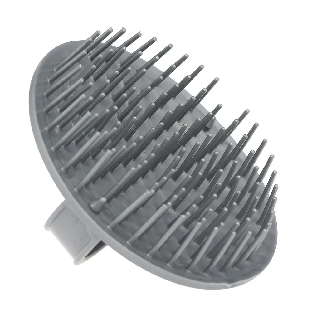 Spazzola per shampoo in silicone Massaggiatore per cuoio capelluto per pettine per capelli Anti-forfora Spazzola per capelli antiscivolo Spazzola per massaggio da bagno Strumento per la pulizia della doccia
