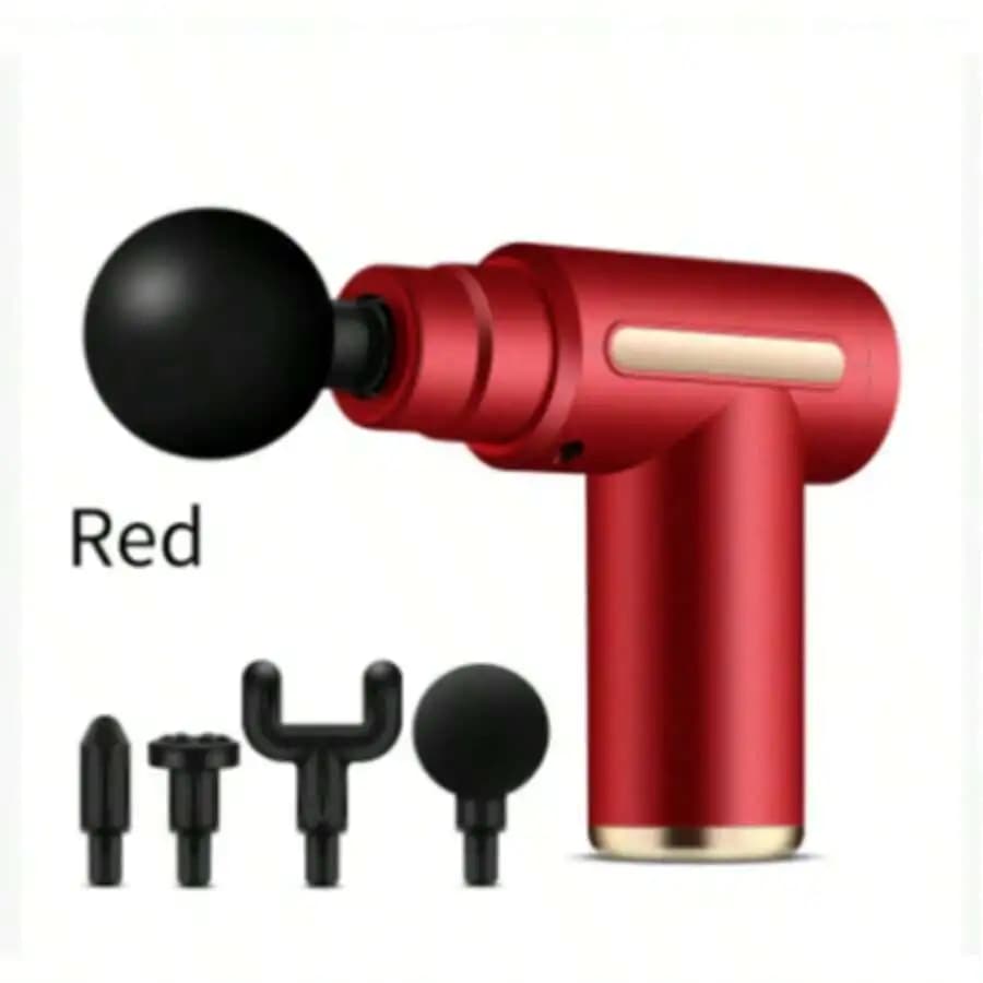 Muscular Massage Gun Portable Background, Mini Muscular Massage for Travel, Fitness, Gym, Sport and Recovery