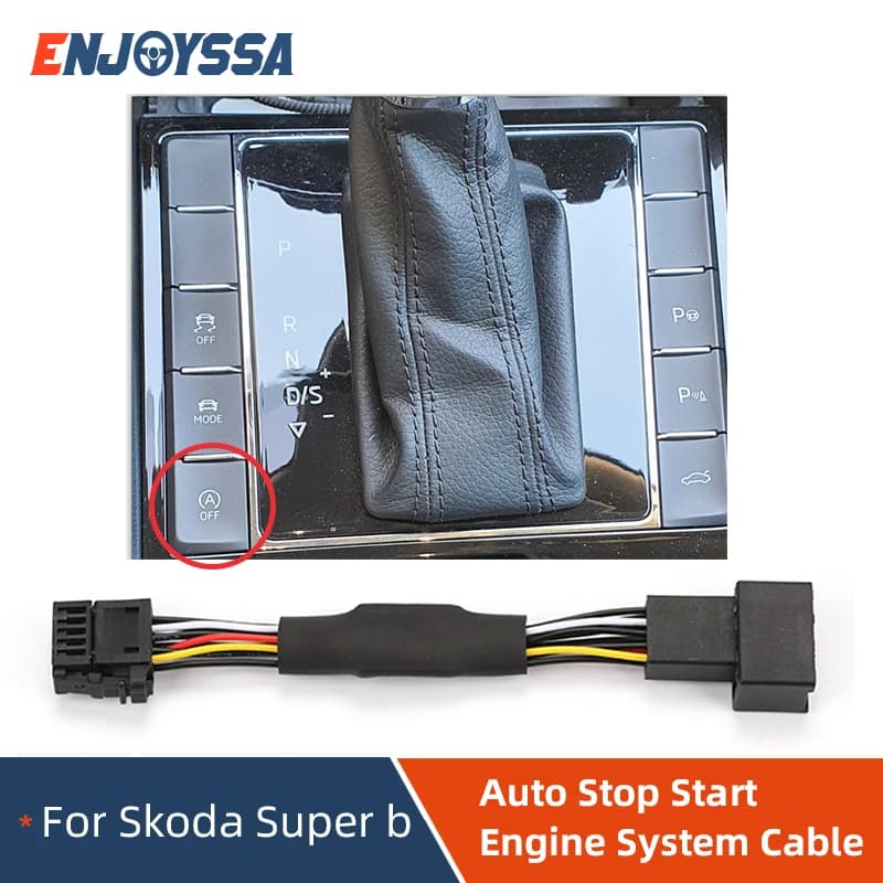 Per Skoda Super B Auto Automatische Start Stop Motore Sistema Adattatore Start Stop Apparaat Sensore spina del cavo Tre modalità