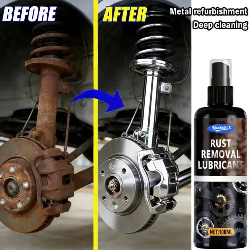 100ml Universal Rust Remover for Car Wheels and Metal Surfaces Strong Rust Remover with Strong Cleaning Power Smooth Removal