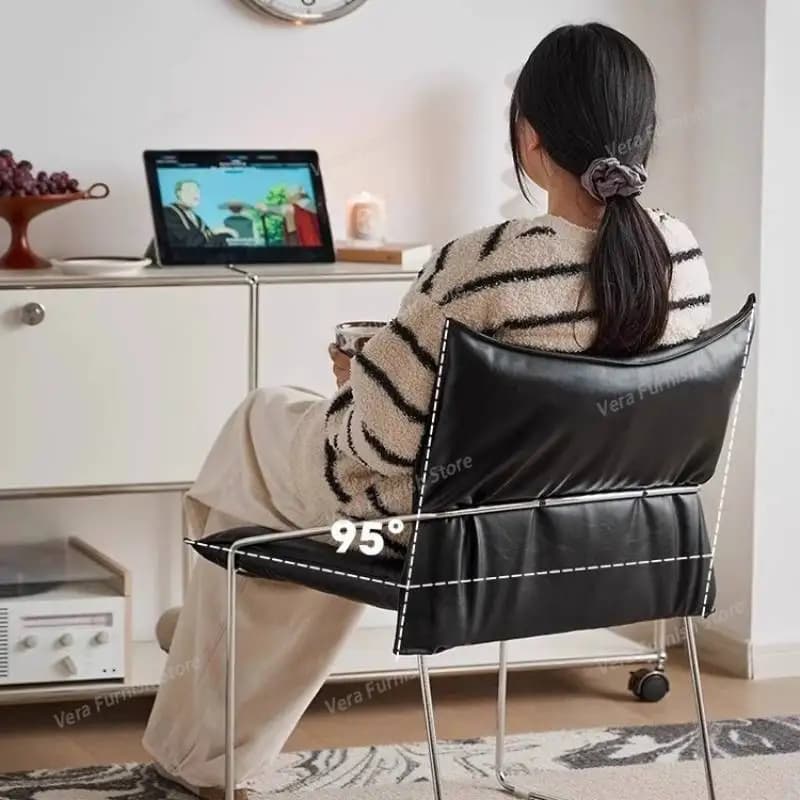 Sedie da Pranzo di Design con Cuscino, Eleganti Sedie da Gaming Italiane, Sedia da Cucina Portatile, Sillas Para Comedor, Arredamento